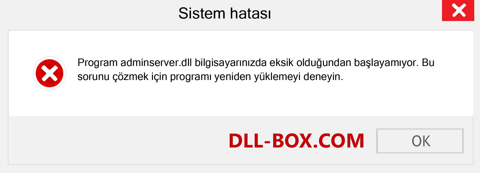 adminserver.dll dosyası eksik mi? Windows 7, 8, 10 için İndirin - Windows'ta adminserver dll Eksik Hatasını Düzeltin, fotoğraflar, resimler